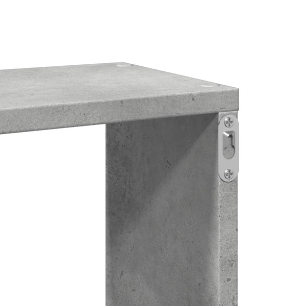 Wandregal Betongrau 167,5 cm