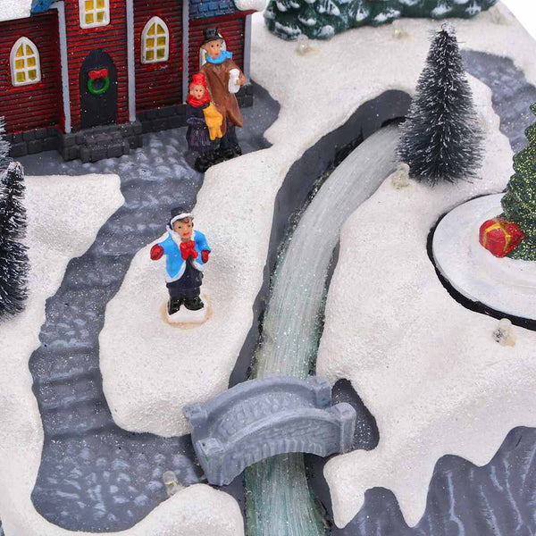 Weihnachtsdorf Dekoration Mehrfarbig