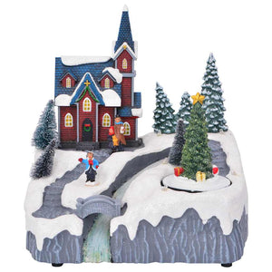 Weihnachtsdorf Dekoration Mehrfarbig
