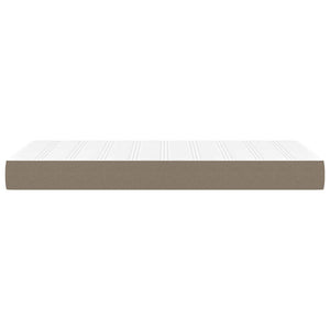 Taschenfederkernmatratze Kinder Taupe 80x160 cm