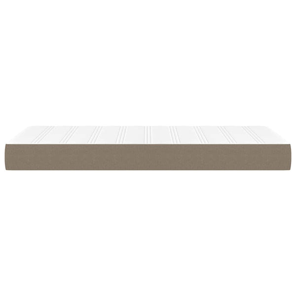 Taschenfederkernmatratze Kinder Taupe 80x160 cm