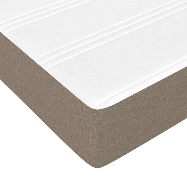 Taschenfederkernmatratze Kinder Taupe 80x160 cm