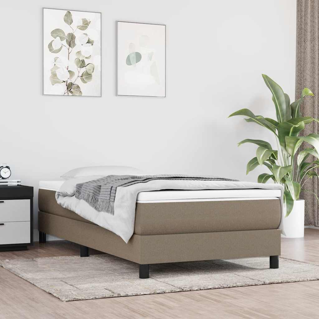 Taschenfederkernmatratze Kinder Taupe 80x160 cm