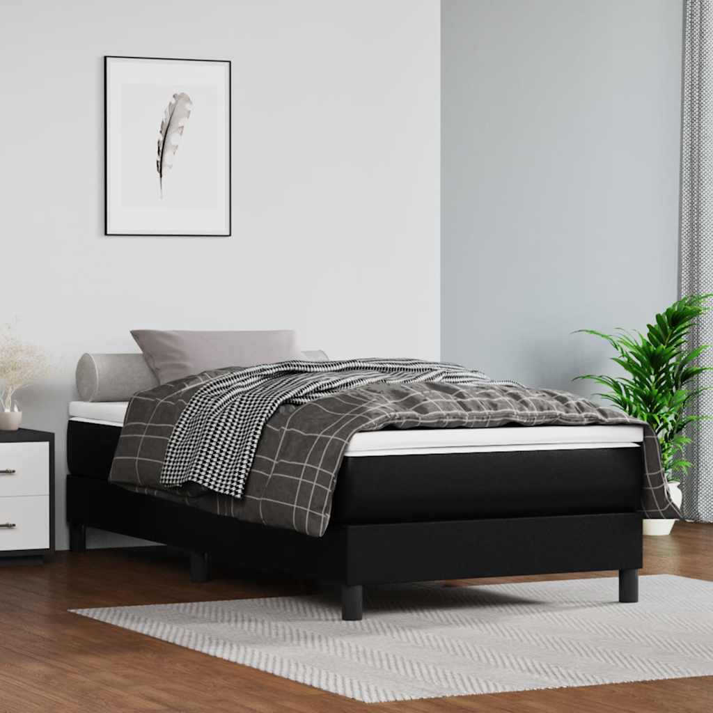 Taschenfederkernmatratze Kinder 80x160cm Schwarz