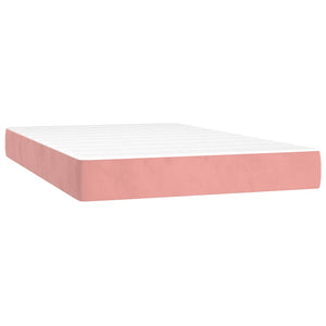Taschenfederkernmatratze Rosa Samt 120x210 cm