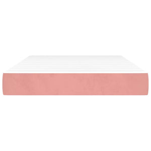 Taschenfederkernmatratze Rosa Samt 120x210 cm