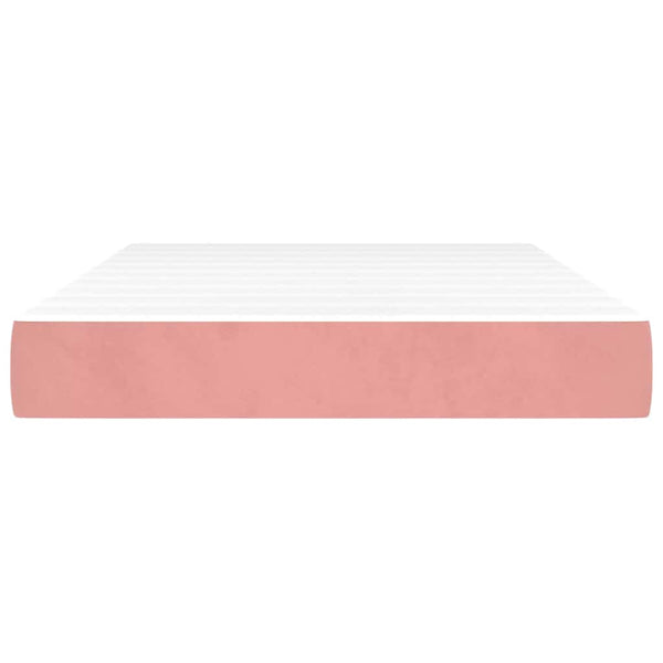 Taschenfederkernmatratze Rosa Samt 120x210 cm