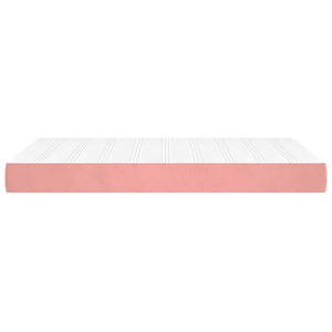 Taschenfederkernmatratze Rosa Samt 120x210 cm