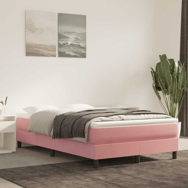 Taschenfederkernmatratze Rosa Samt 120x210 cm