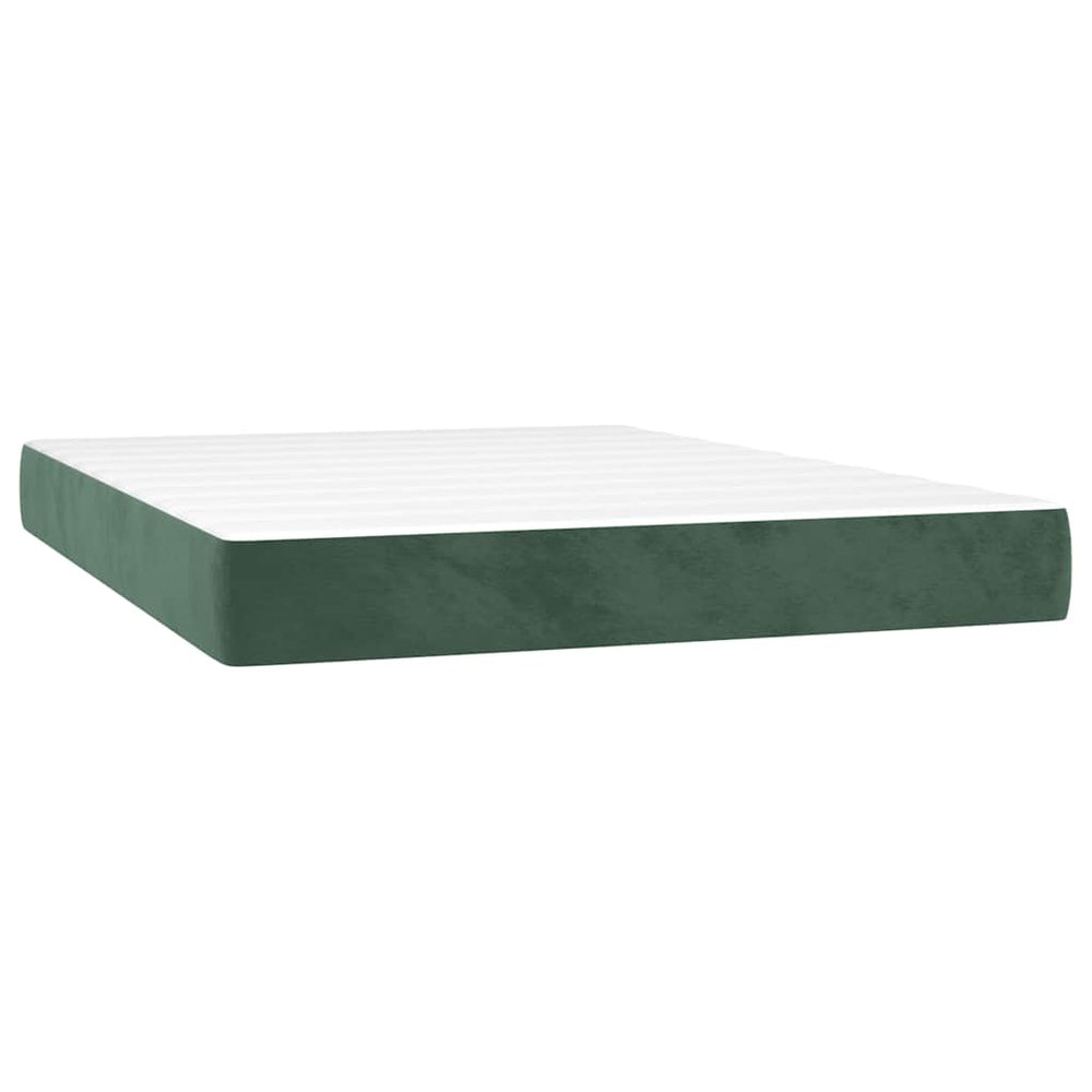 Taschenfederkernmatratze 140x210 Dunkelgrün Samt
