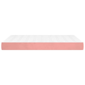 Taschenfederkernmatratze Rosa Samt 140x210 cm