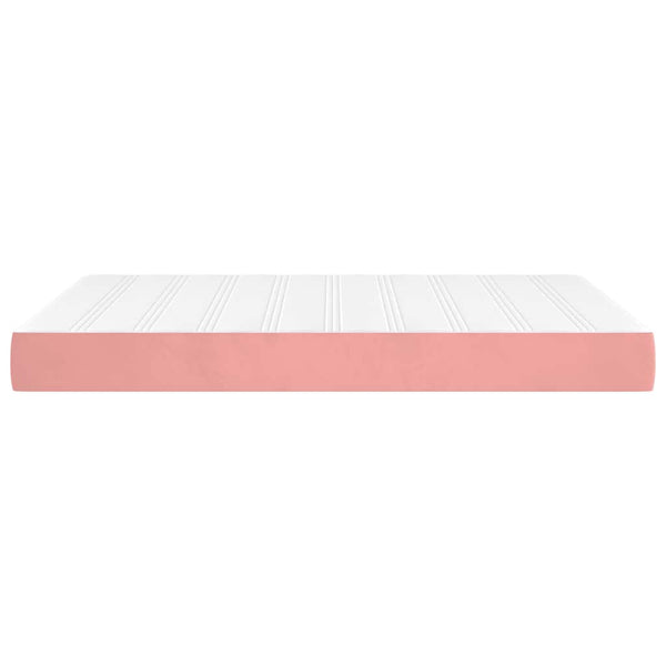 Taschenfederkernmatratze Rosa Samt 140x210 cm