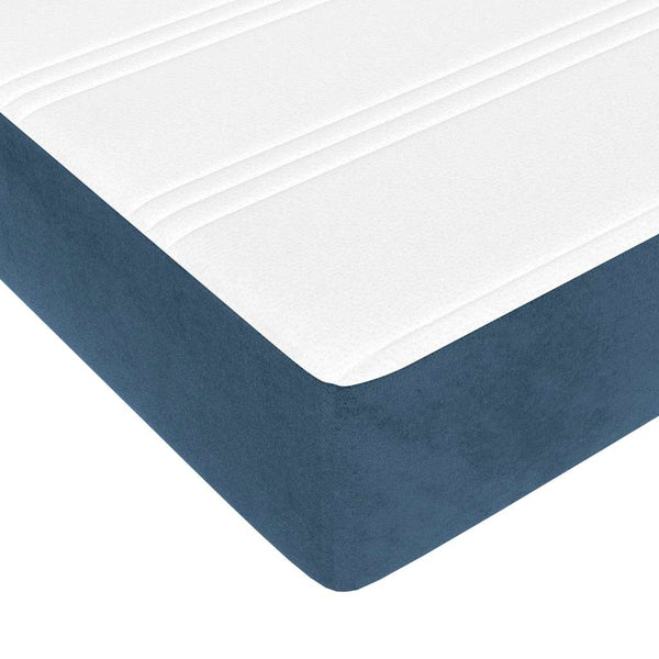 Taschenfederkernmatratze Samt Dunkelblau 160x210