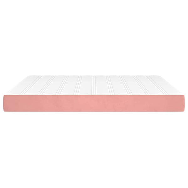 Taschenfederkernmatratze Rosa Samt 160x210 cm