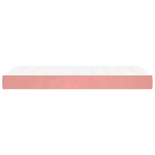 Taschenfederkernmatratze Rosa Samt 90x220 cm