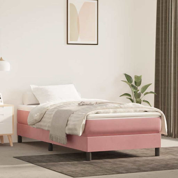 Taschenfederkernmatratze Rosa Samt 100x220 cm