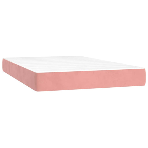 Taschenfederkernmatratze Rosa Samt 120x220