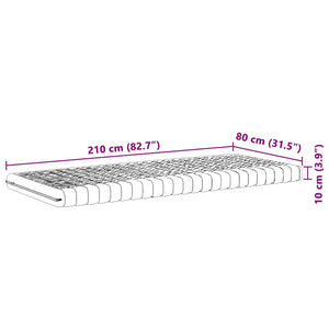 Schaumstoffmatratze 80x210 cm 7-Zonen