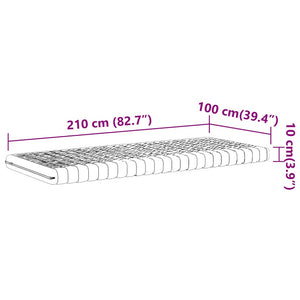 Schaumstoffmatratze 100x210 cm, 7 Zonen