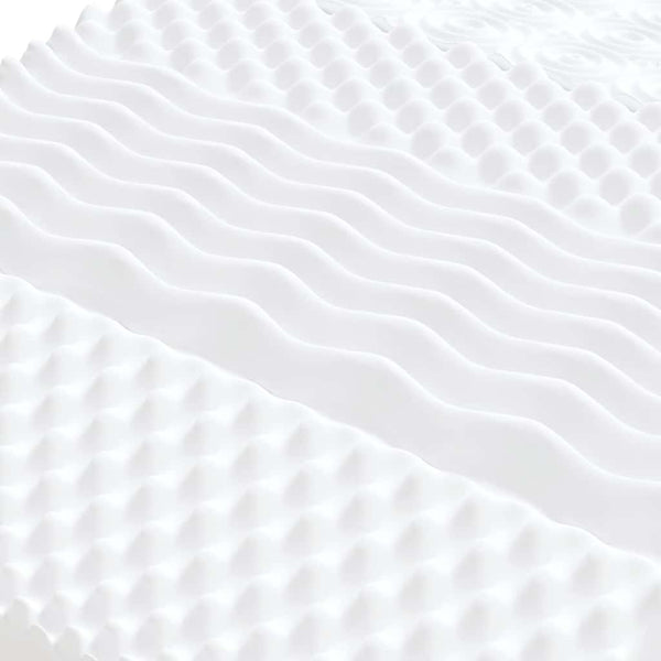 Schaumstoffmatratze 120x220 cm, 7-Zonen, Weiß