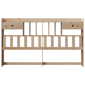Kopfteil 180 cm Kiefer Massivholz mit Stauraum