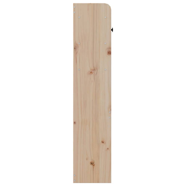 Kopfteil 180 cm Kiefer Massivholz mit Stauraum