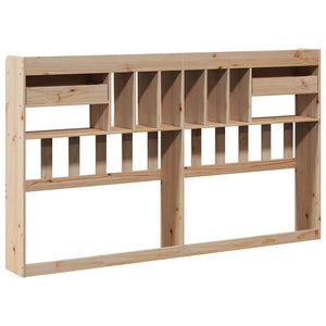 Kopfteil 180 cm Kiefer Massivholz mit Stauraum
