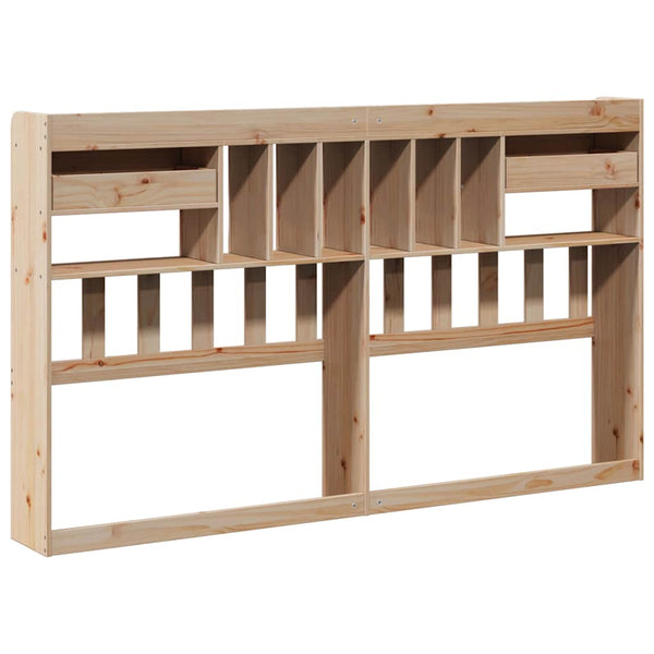Kopfteil 180 cm Kiefer Massivholz mit Stauraum