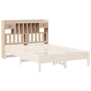 Kopfteil 180 cm Kiefer Massivholz mit Stauraum