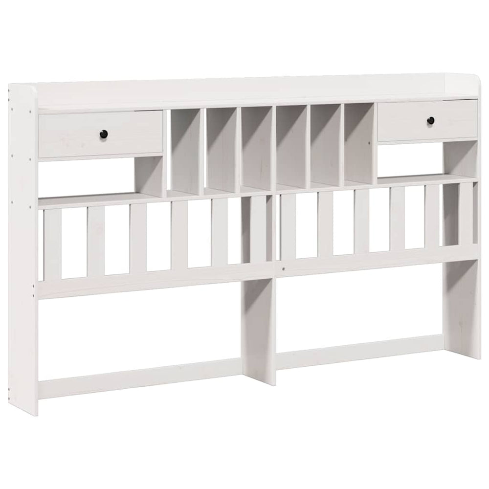Kopfteil Weiß 180cm mit Stauraum