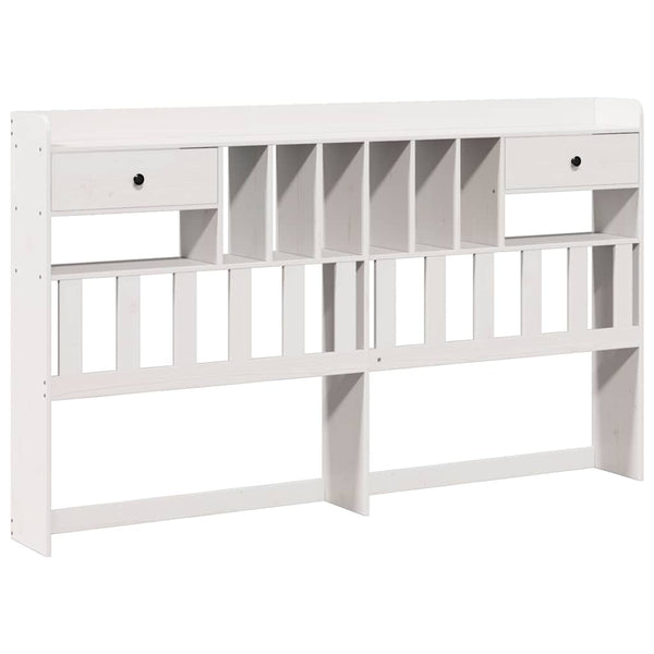 Kopfteil Weiß 180cm mit Stauraum