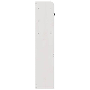 Kopfteil Weiß 160 cm Kiefer Massivholz
