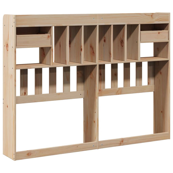 Kopfteil 150 cm Kiefer Massivholz mit Stauraum