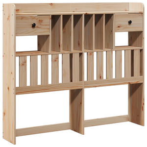 Kopfteil 135 cm Kiefer Massivholz mit Stauraum