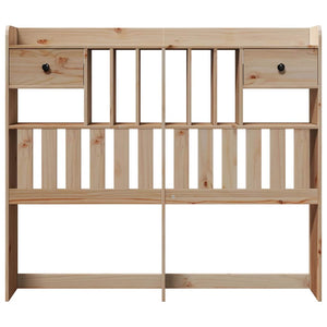 Kopfteil 135 cm Kiefer Massivholz mit Stauraum