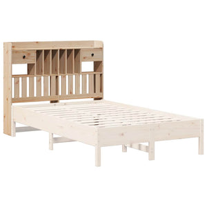 Kopfteil 135 cm Kiefer Massivholz mit Stauraum