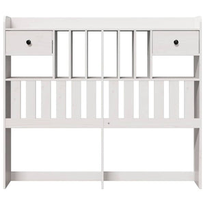 Weißes Kopfteil 135 cm mit Stauraum