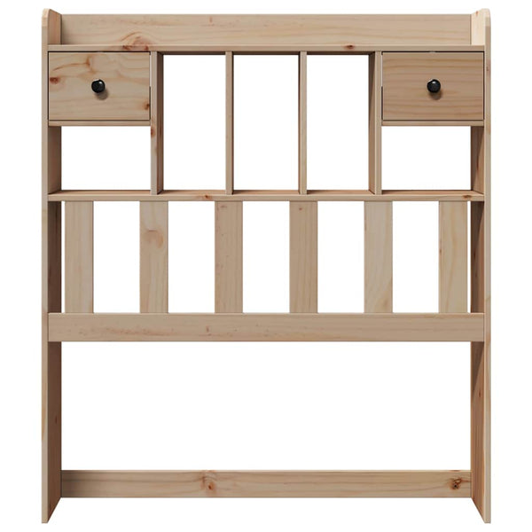 Kopfteil 100 cm Kiefer Massivholz mit Stauraum