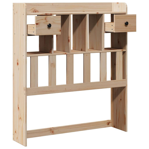 Kopfteil 100 cm Kiefer Massivholz mit Stauraum