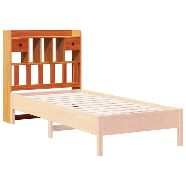 Kopfteil Wachsbraun 100 cm Kiefer Massivholz