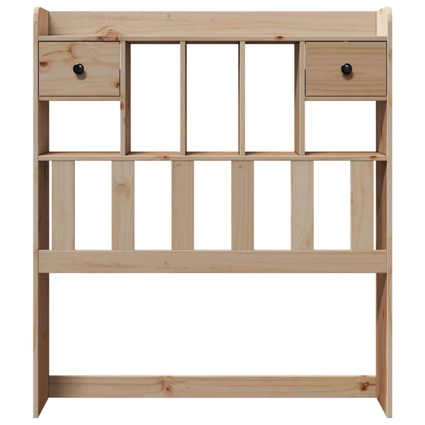 Kopfteil 90cm Kiefer Massivholz mit Stauraum