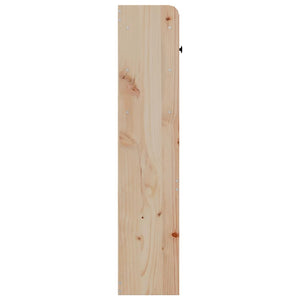 Kopfteil 90cm Kiefer Massivholz mit Stauraum