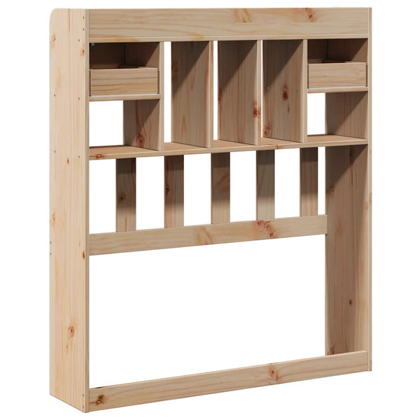 Kopfteil 90cm Kiefer Massivholz mit Stauraum