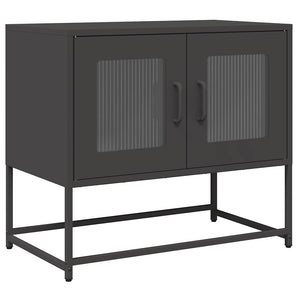 Schwarzer TV-Schrank, 68 cm