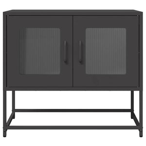 Schwarzer TV-Schrank, 68 cm