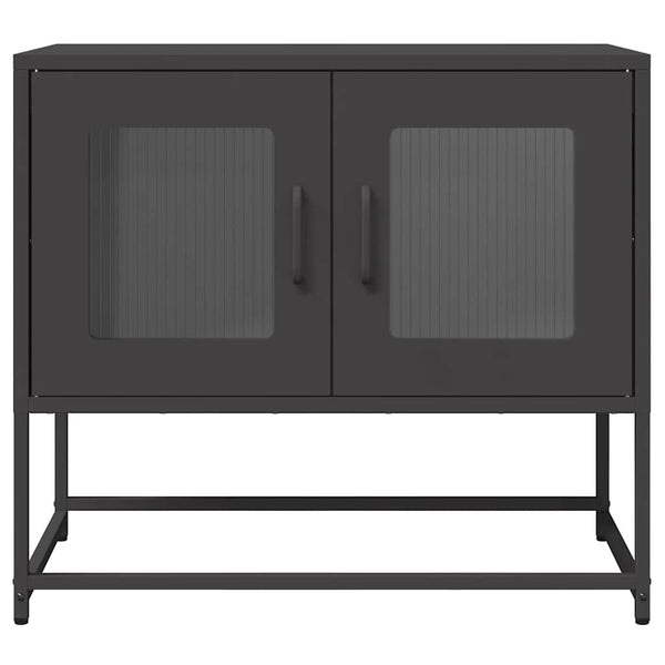 Schwarzer TV-Schrank, 68 cm