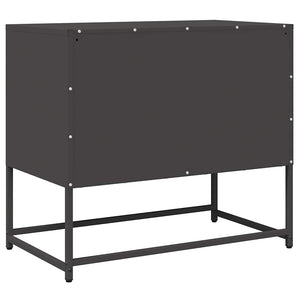 Schwarzer TV-Schrank, 68 cm