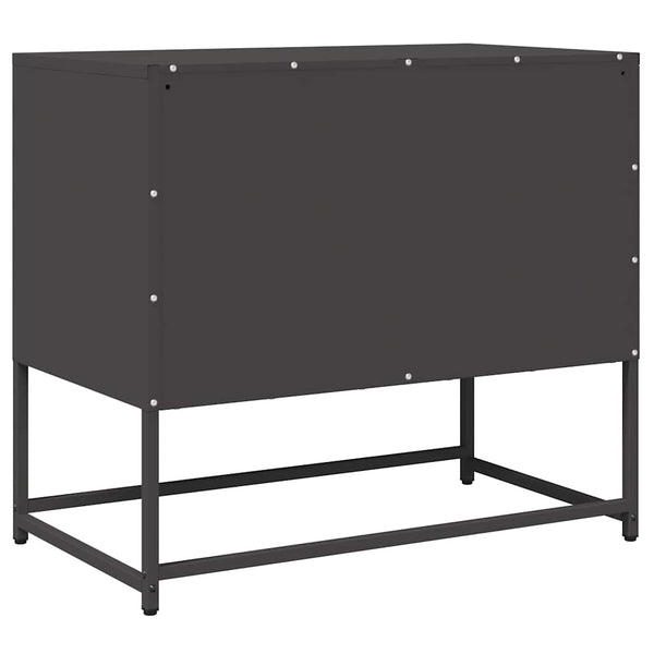 Schwarzer TV-Schrank, 68 cm