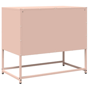 Rosa TV-Schrank aus Stahl