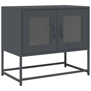 TV-Schrank Anthrazit 68x39x60,5 cm Stahl